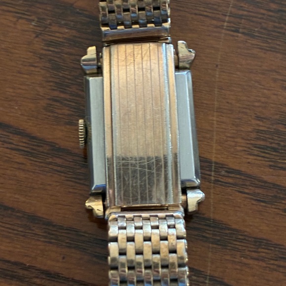 Vintage Mid Crntury Keystone Gold and Black Watch - Picture 3 of 5